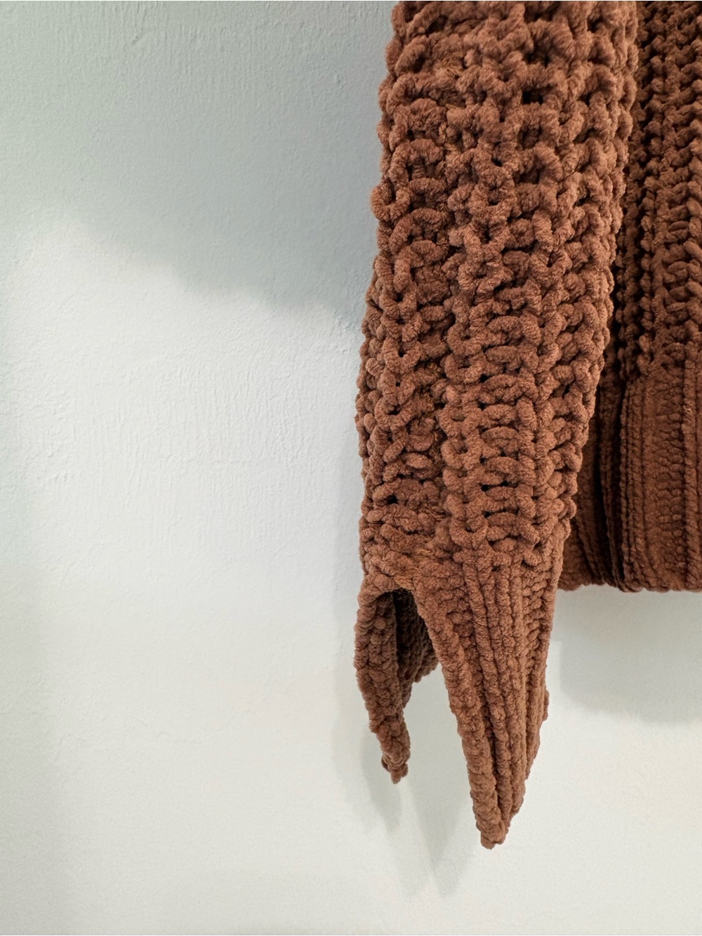 POL High Up in the Sky Knit Oversized Sweater Sz L Colorblock EUC - Picture 8 of 12